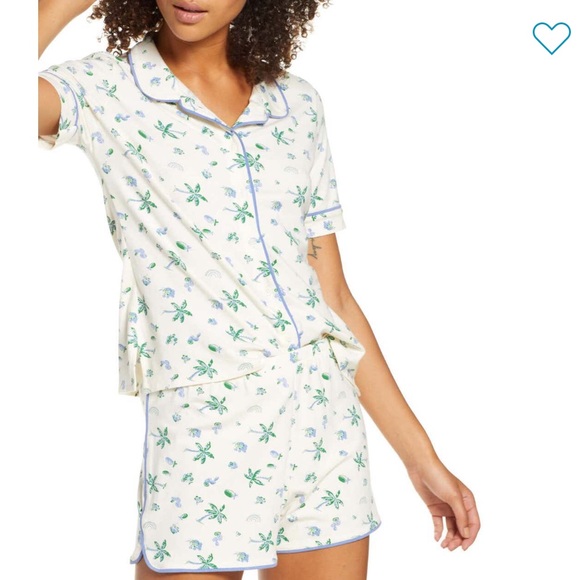 Madewell Other - Madewell Palm Print Bedtime Pajama Set